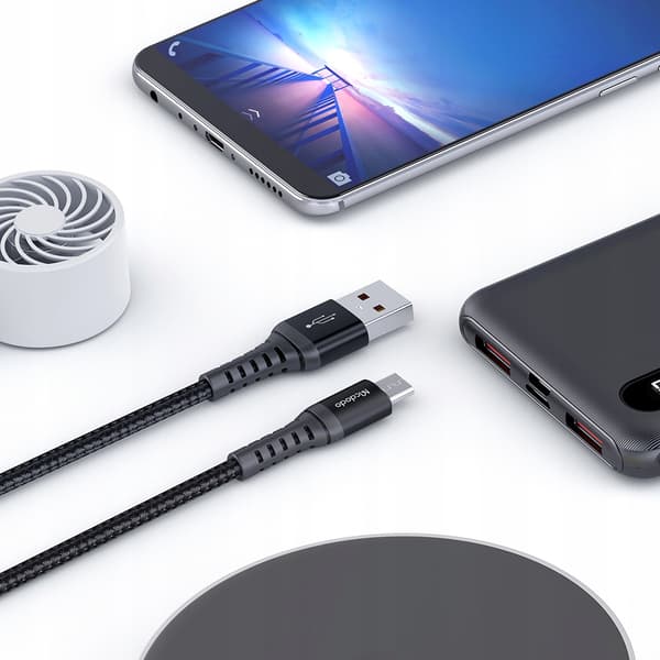 MCDODO KORT MICRO USB-KABEL HURTIGOPLADNING TIL SAMSUNG QUICK CHARGE 4.0