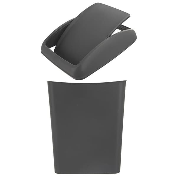 plast skraldespand grå 40 liter