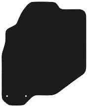 polyamid førermåtte til Honda Jazz II hatchback 2002-2007 med gummibagside