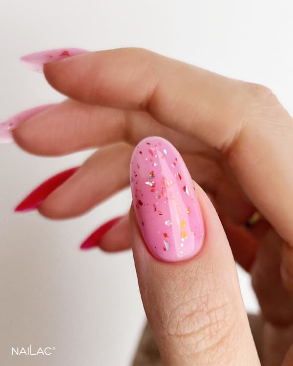 Glammy Base Rosa NaiLac 7ml Gummibas