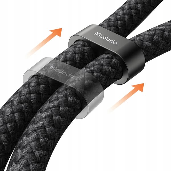 MCDODO MOBILHALSREM SKULDERBODYINDSATS SORT KABEL TIL IPHONE