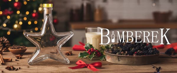 5X JULSTJÄRNEFLASKOR 200ML FÖR LIKÖR, VIN, LIKÖR, JULKLAPP