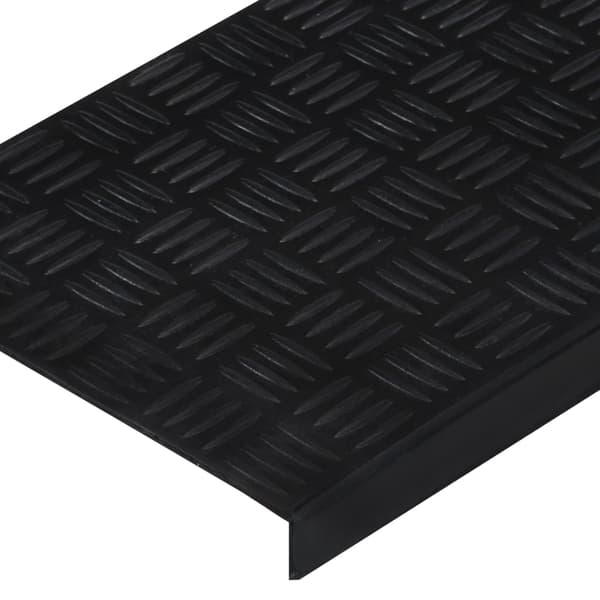 vidaXL Trappsteg, 5 st, 25x75 cm, gummi