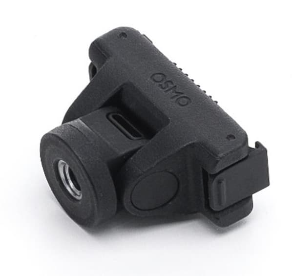 Justerbar adapterfäste med DJI Osmo 360 snabbkopplingssystem – Svart