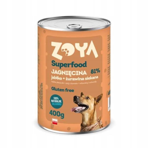 ZOYA Lamm Superfood våtfoder för hundar 6x400g