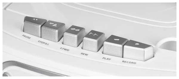 JVC RC-E451W Högtalare vit radiospelare