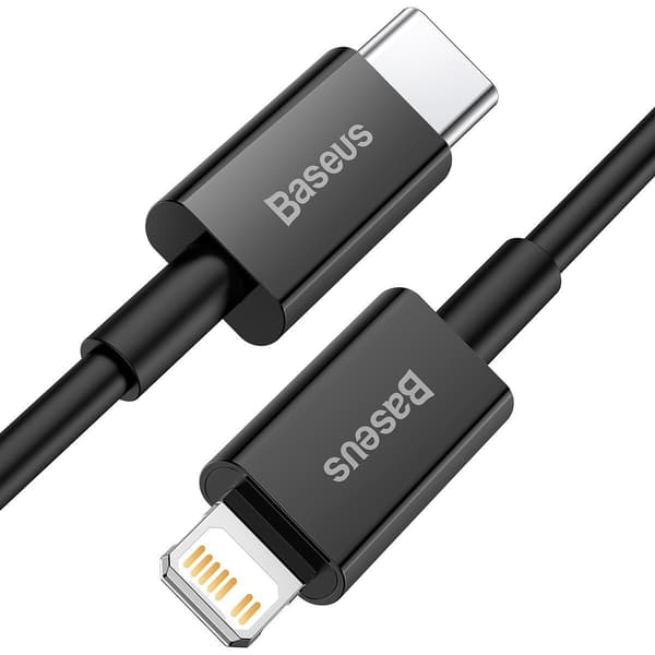 Baseus Superior Series USB-C til Lightning-kabel, 20W, PD, 1m (sort)