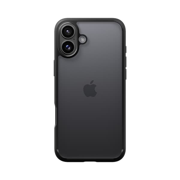 Spigen Ultra Hybrid - iPhone 16 -kotelo (mattamusta)