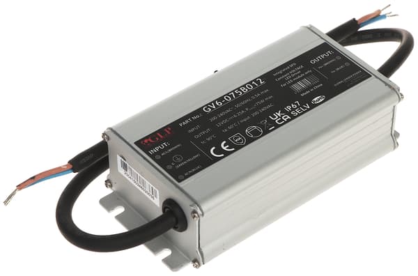 Switchande nätaggregat GV6-12V/6.25A