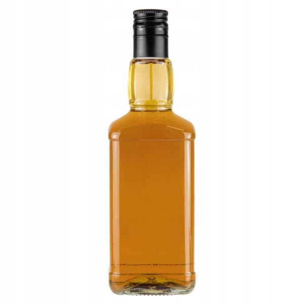 DANIEL 500ml flaska för whisky, brandy, bourbon, 0,5L glasflaskor, Bimberek