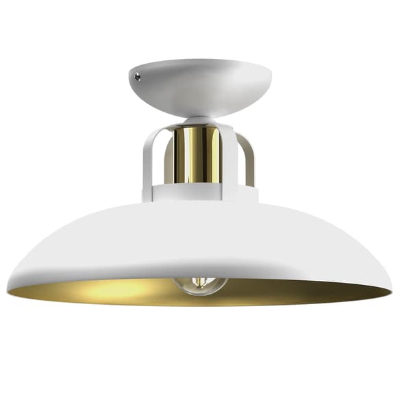 Loftlampe Felix 1 E27 Hvid Milagro MLP7703