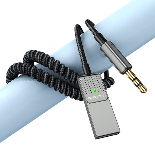 MCDODO LÄHETINSOVITIN AUDIOVASTAANOTIN BLUETOOTH 5.1 AUX AUTOON
