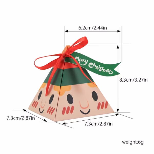 Julegaveæske Pyramide Julemand