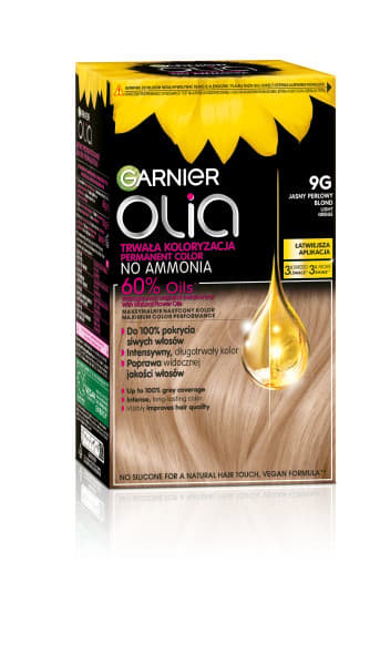 Garnier Olia Permanent Hårfarve 9G Lys Perleblond