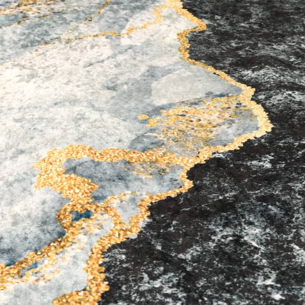 vidaXL vaskbart tæppe, farverigt, 120x180 cm, skridsikkert