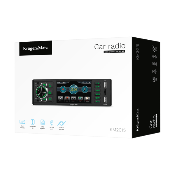 Rörförstärkare Bluetooth 5.1 aptX HD LED AUX Kruger&Matz A80-PRO