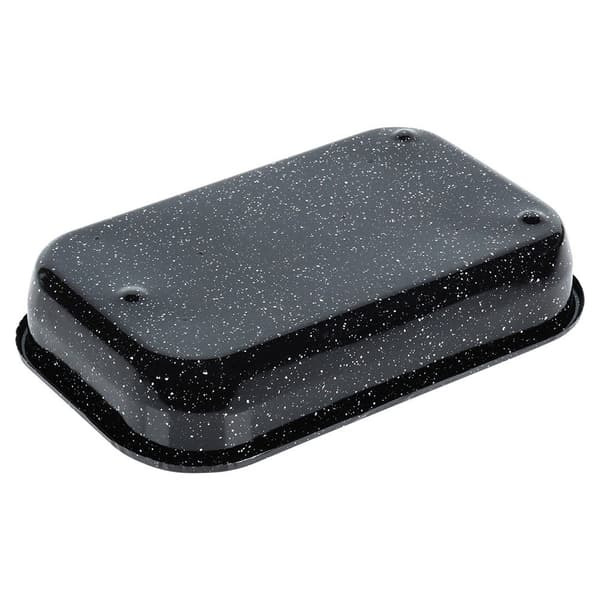 Emaljeret rektangulær stegepande 3,4 l, 34x22x6,5 cm