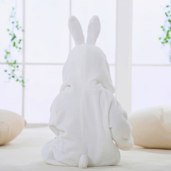 Pyjamasdräkt Vit Kanin Baby 90: 75-85 cm