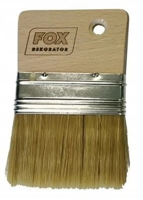 Fox 7,6 cm platt pensel för dekorativa effekter