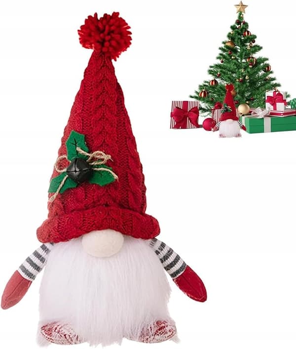 Leprechauns Gnomes LED Glødende Juletræ Gave Par Leprechaun Jul