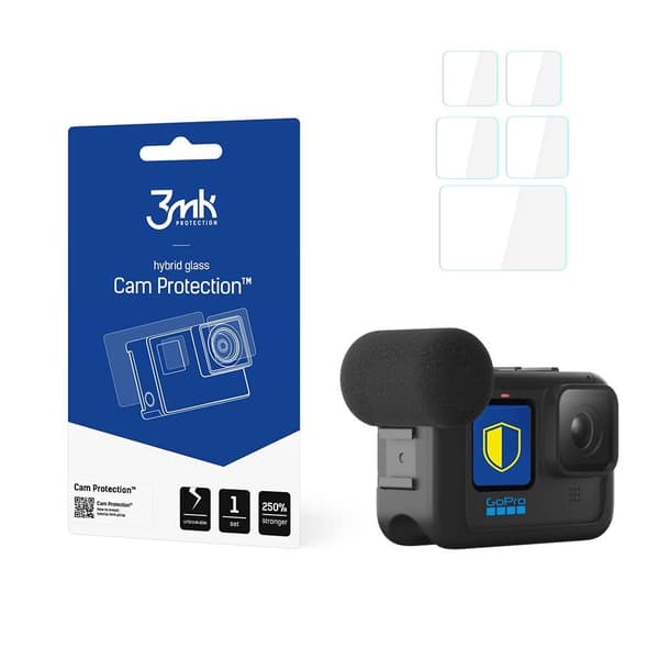 GoPro HERO 9/10/11 Sort - 3mk Kamerabeskyttelse