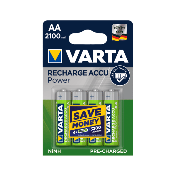 Varta AA 2100 mAh akku