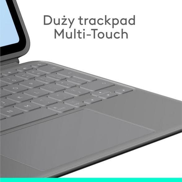 LOGITECH Combo Touch tangentbordsfodral för Apple iPad Air 11 (M2) grå