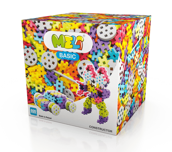 Meli Constructor -rakennuspalikat 600 kpl.