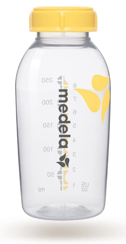 Medela värillinen pullo 250ml kansi
