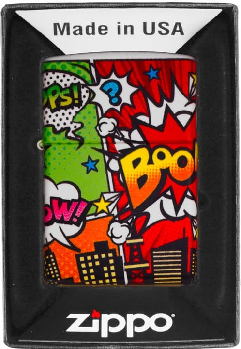 Zippo sæt lighter POP ART by gave nr. 3