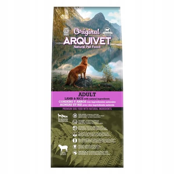 Arquivet Original Lam og Ris Tørfoder til Hunde 12 kg