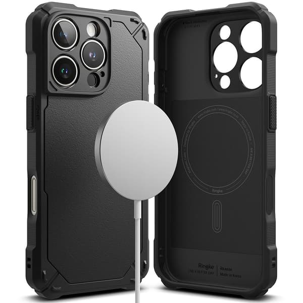 RINGKE RUGGED GEAR MAGNETIIKKA SUOJALAITE IPHONE 16 PRO MAX MUSTA