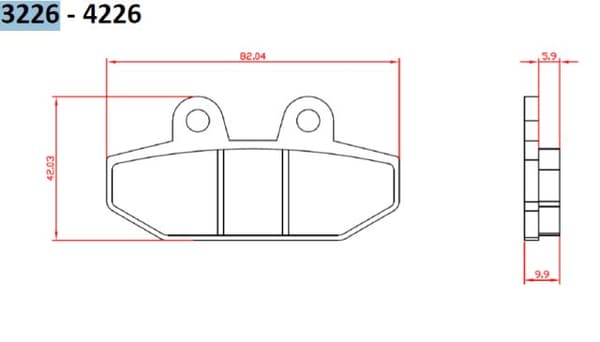 Brenta jarrupalat KH710 Harley-Davidson 1750/1870 '18-20 taka