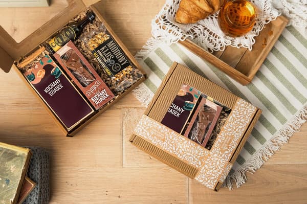 Gavesæt til bedstefars dag gave kaffe chokolade karamel sirup