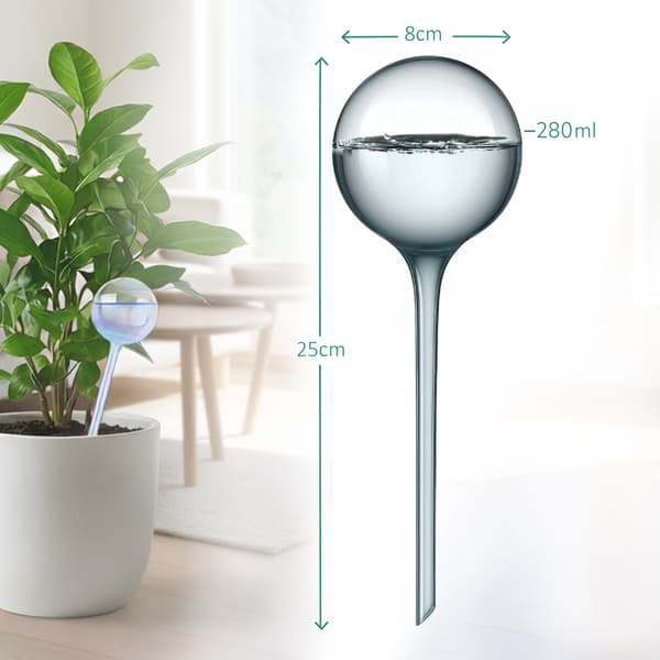 Bevattningsbollar för blommor och växter, FLOWER POWER dispenser, set om 10.