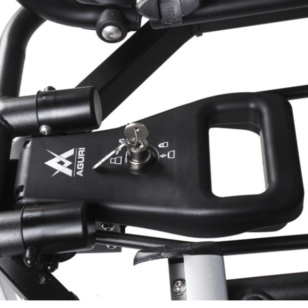 Aguri Active Bike Pro 3 cykelstativ til 3 cykler, sort, foldbar