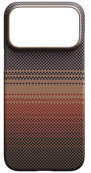 PITAKA Ultra Slim MagSafe iPhone 17 Pro -suojakuori auringonlaskun aikaan