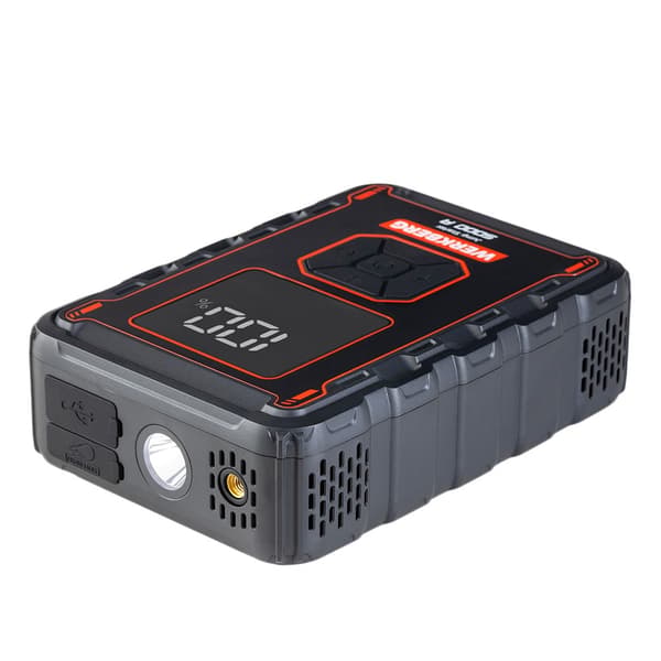 Werkberg AL008 starttiapulaite 32000mAh 2500A/5000A kompressorilla