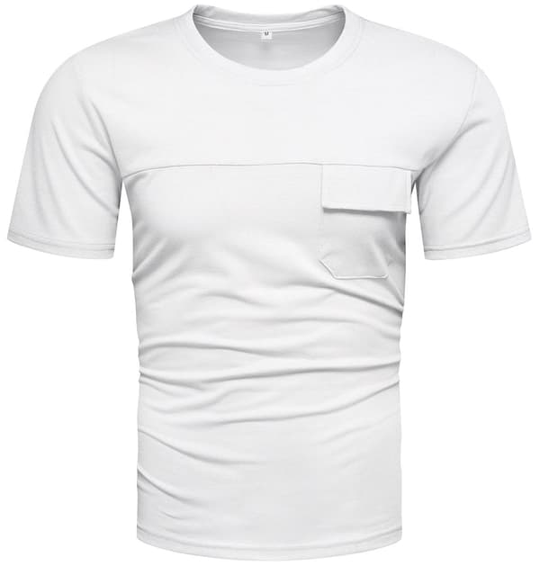 Herrblå bomulls-T-shirt med Recea-tryck XL