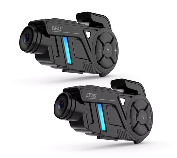 PREMIUM EJEAS K1 pro MESH Motorcykel Intercom Bluetooth Wi-Fi + 2K Kamera