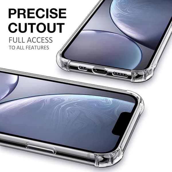 ETUI TIL APPLE IPHONE 13 PRO MAX SILIKONE TRANSPARENT 2X HÆRDET GLAS