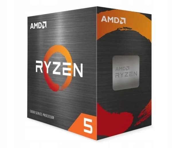 AMD Ryzen 5 5600X-processor, 6 kerner, 4,6 GHz, sokkel AM4