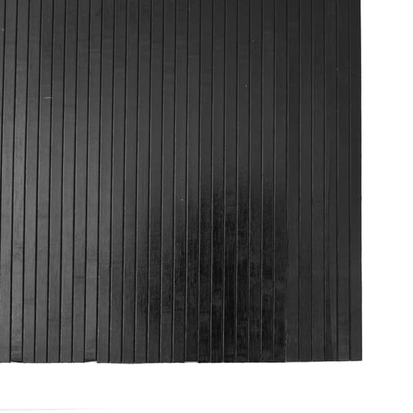 vidaXL Suorakulmainen matto, harmaa, 80x500 cm, bambu