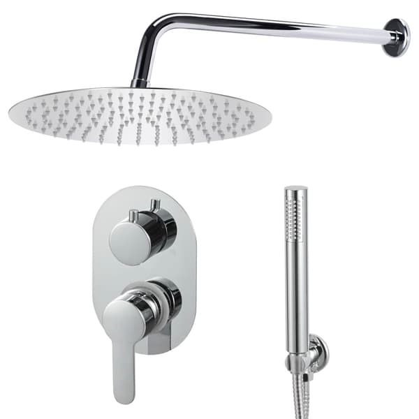 vidaXL Duschset 201 Rostfritt Stål Silver