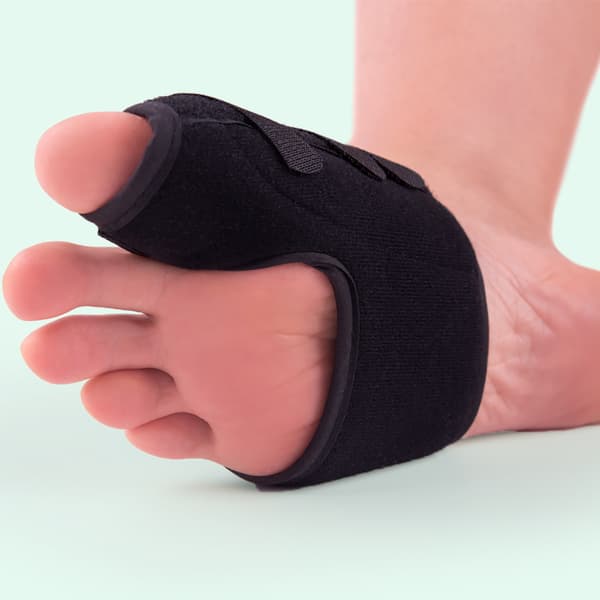 Ortopedisk hallux valgus-stöd, vänstersidig stöd