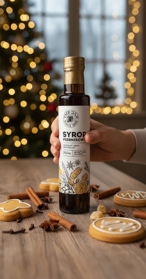 Pebernødssirup vinterkrydret 250ml Krukken