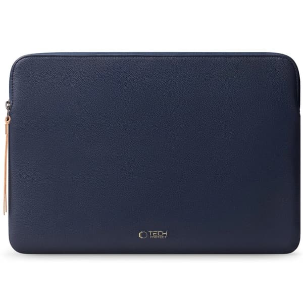 Tech-Protect Fleece Laptoptaske 15-16 - Marineblå
