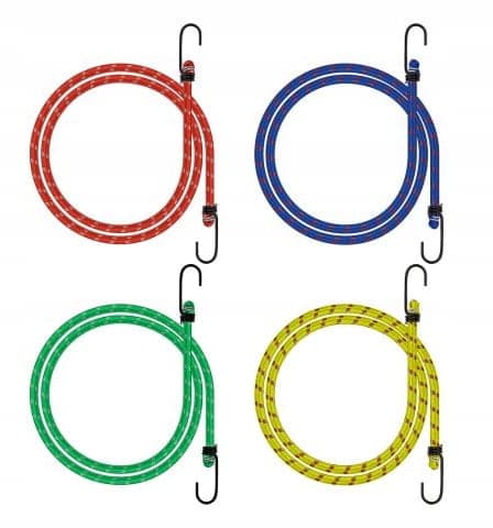 Bagageresår 3 st 110cm elastiska transportlinor