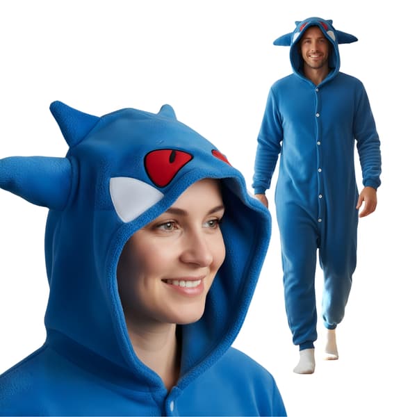 Pokémon Kigurumi-pyjamas Gengar blå L 165-175 cm