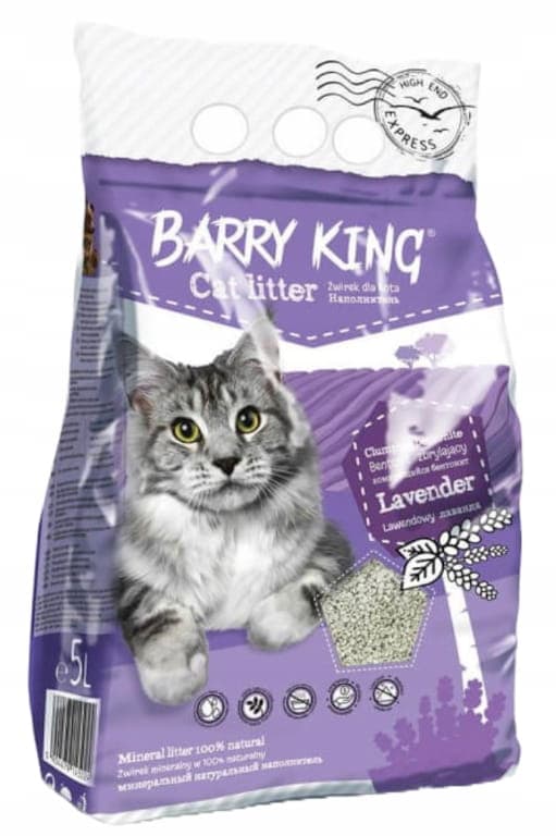 Bentonit kattsand 5 l lavendel klumpbildning